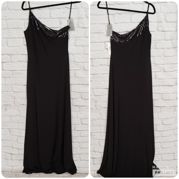 Calvin Klein Dresses & Skirts - Calvin Klein one shoulder floor length gown 10